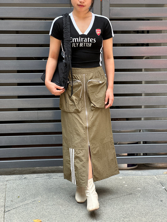 Cargo Zipper Pocket Skirt