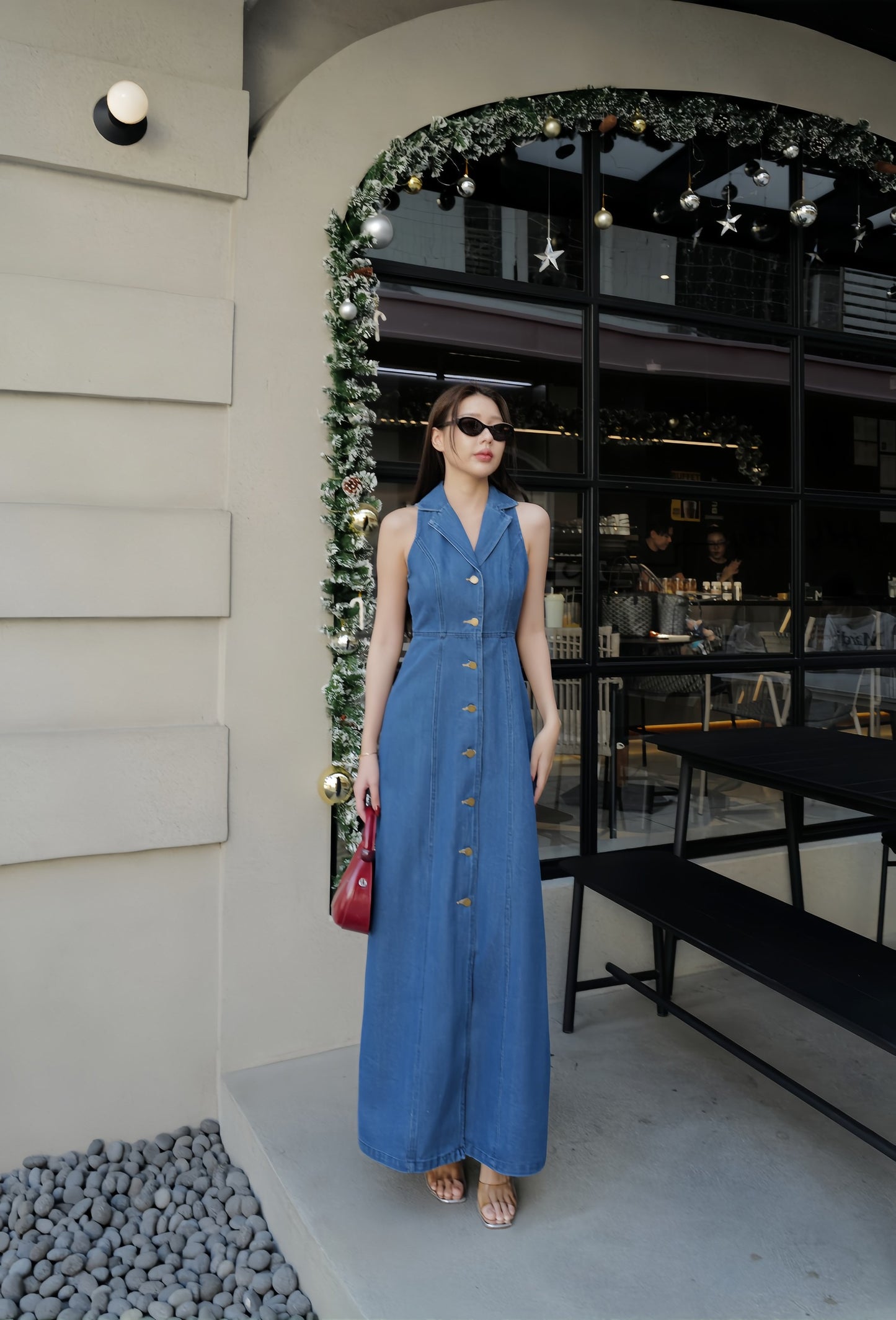 Long Denim Dress