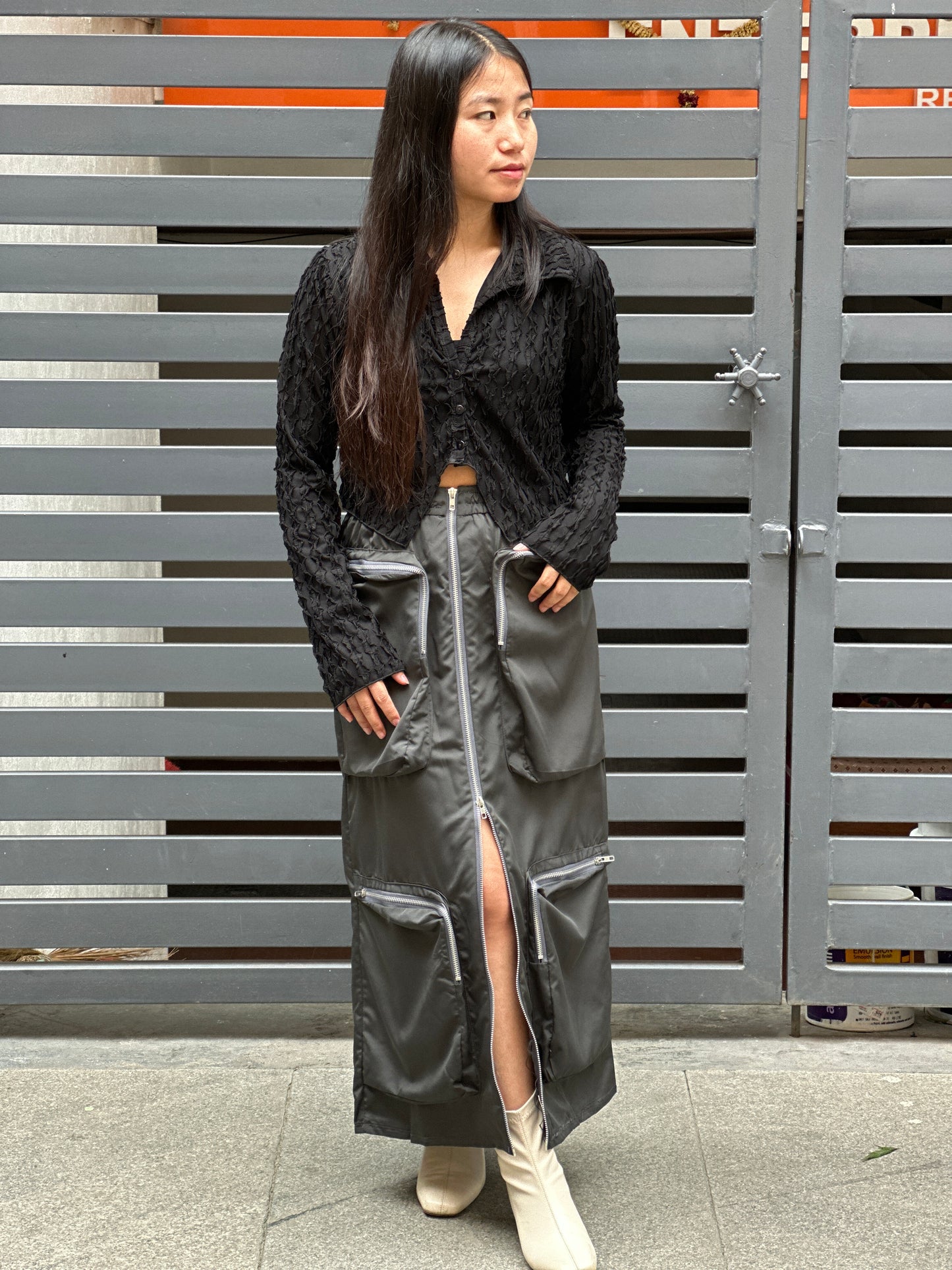 Premium Cargo Zipper Skirt