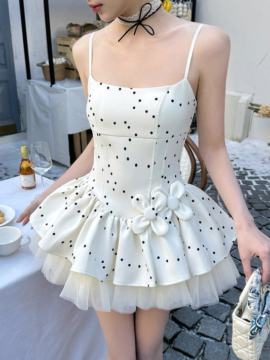 Polka Dot Mini Dress