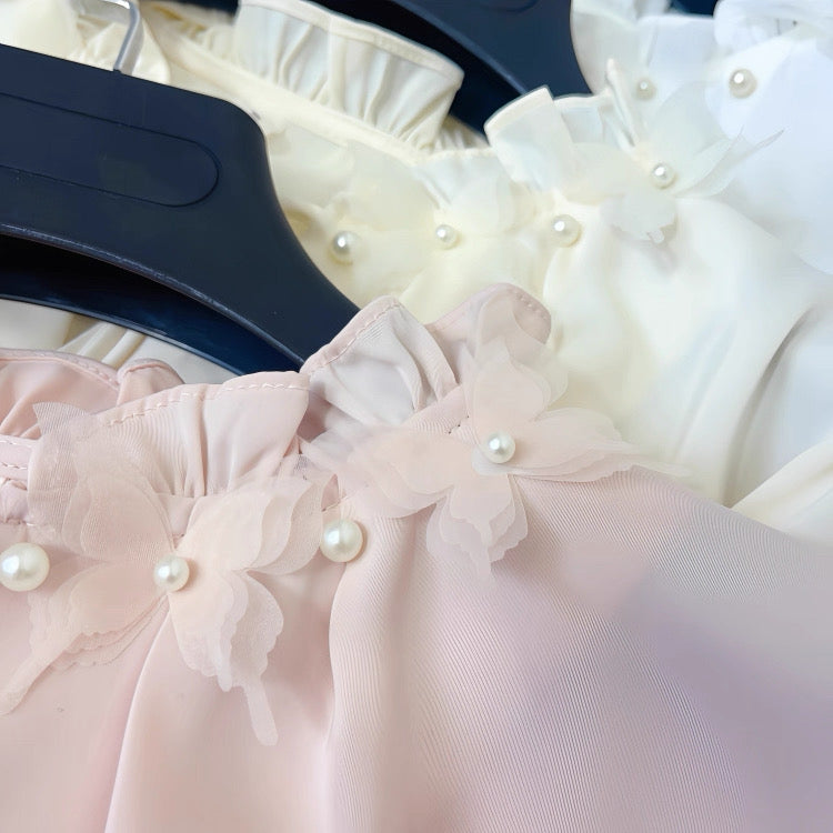 Elan Bloom Satin Top