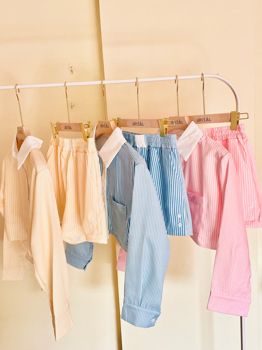Vcay Striped Co-ord Set