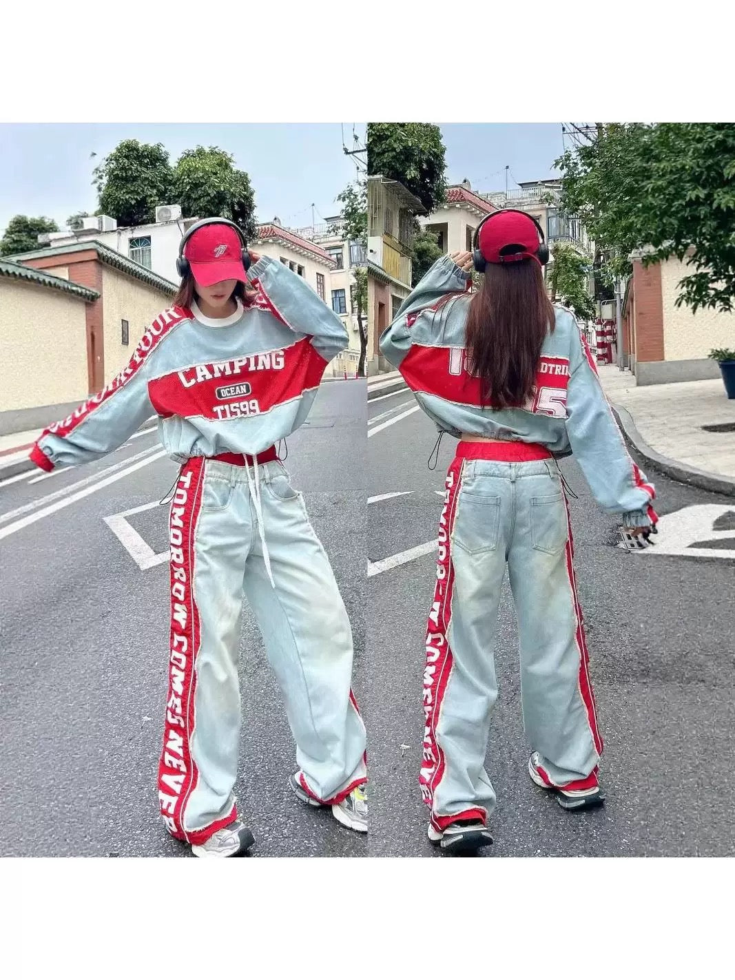 Premium Denim Coord Set