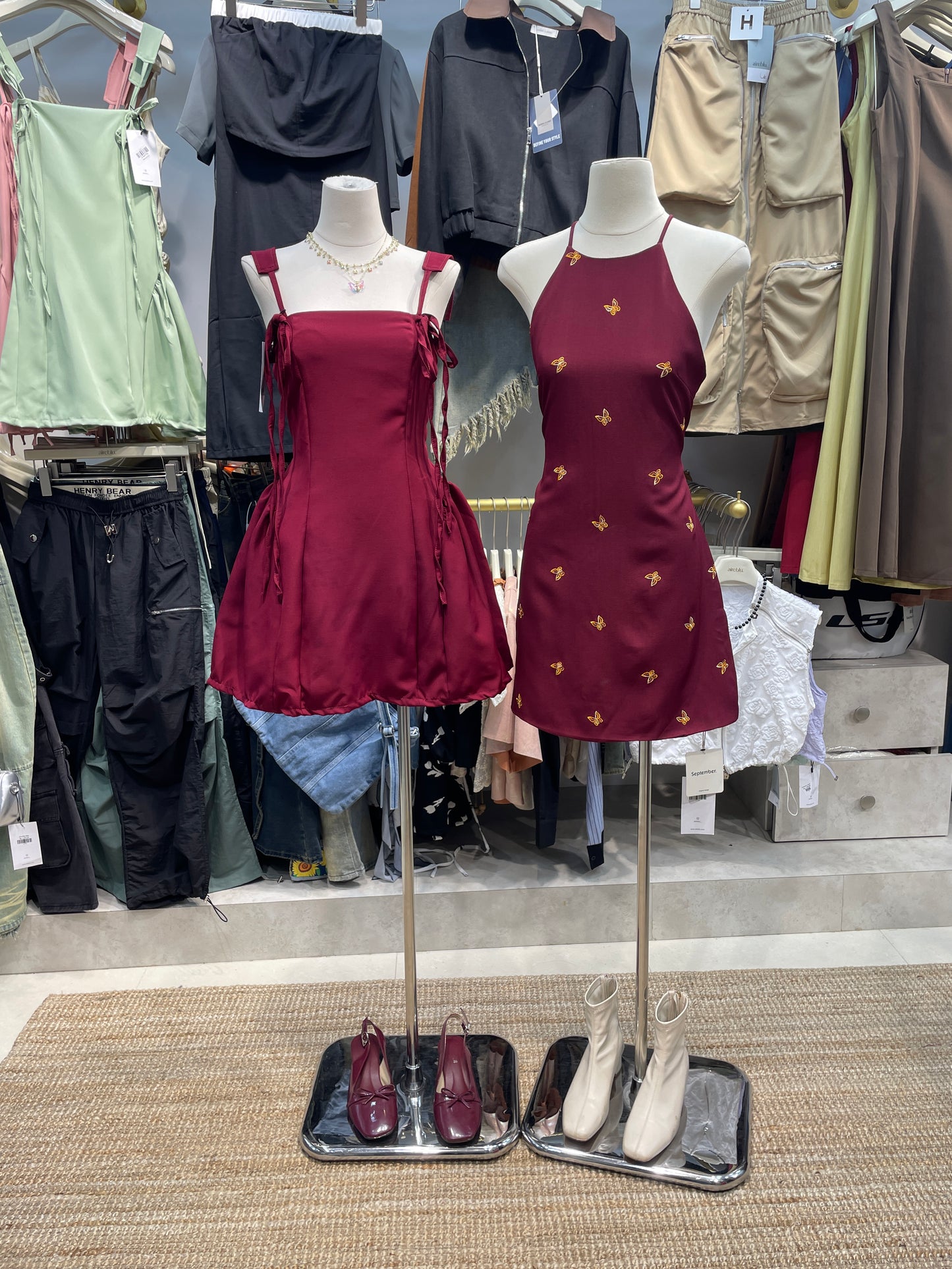Butterfly Muse Halter Dress