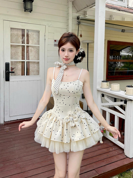 Polka Dot Mini Dress