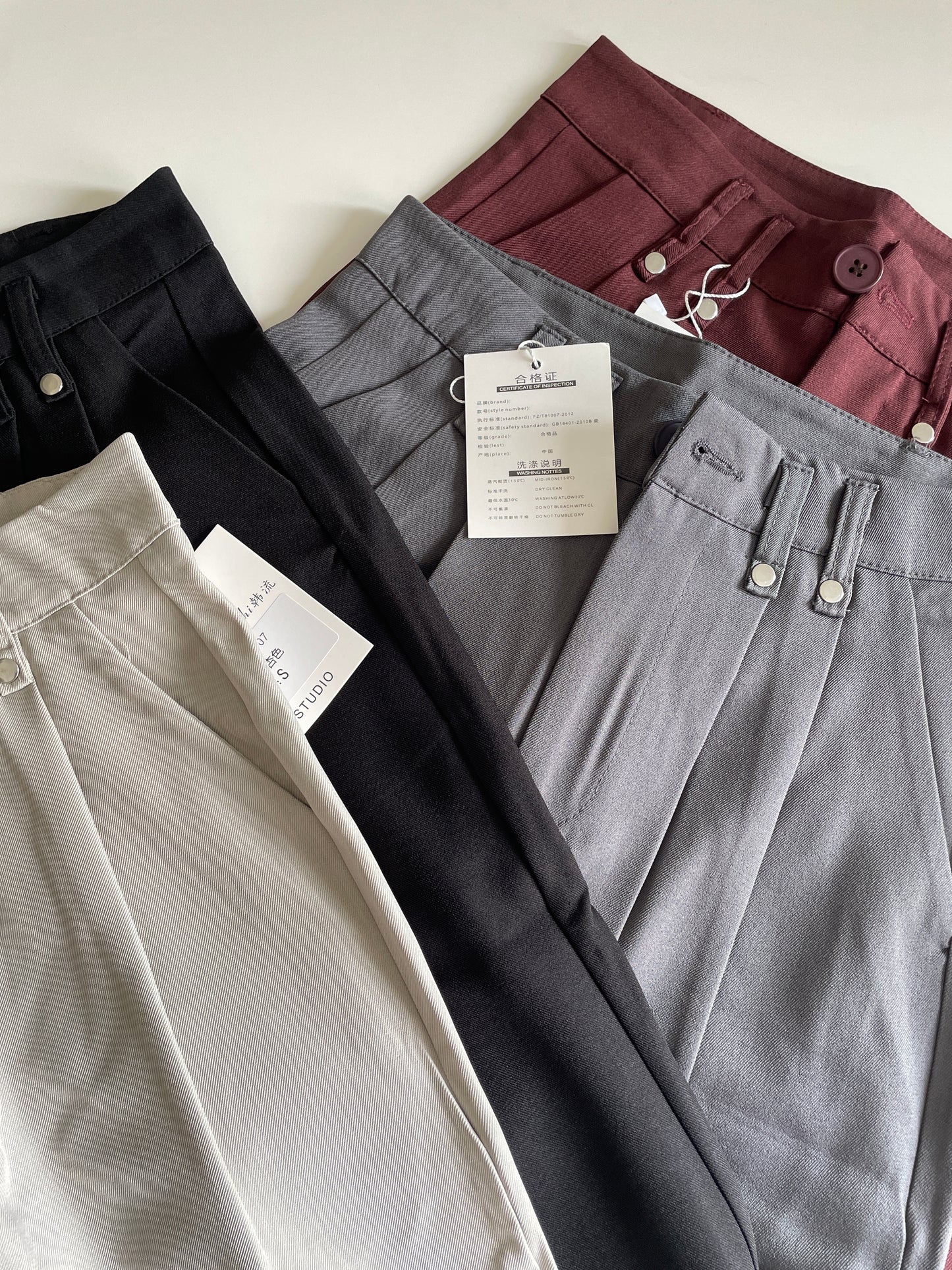 Formal Straight Leg Trousers