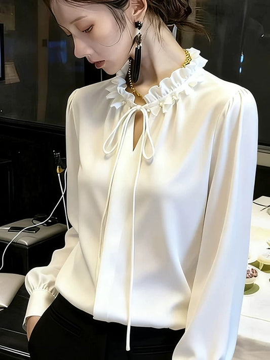 Elan Bloom Satin Top