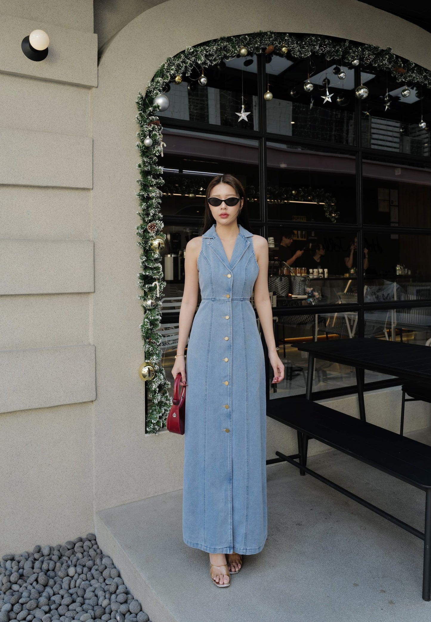 Long Denim Dress