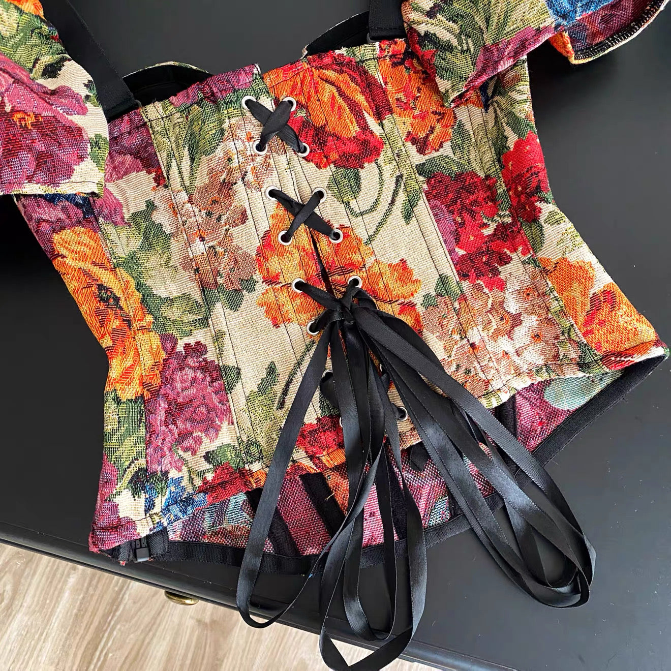 Fleur Tapestry Corset Top