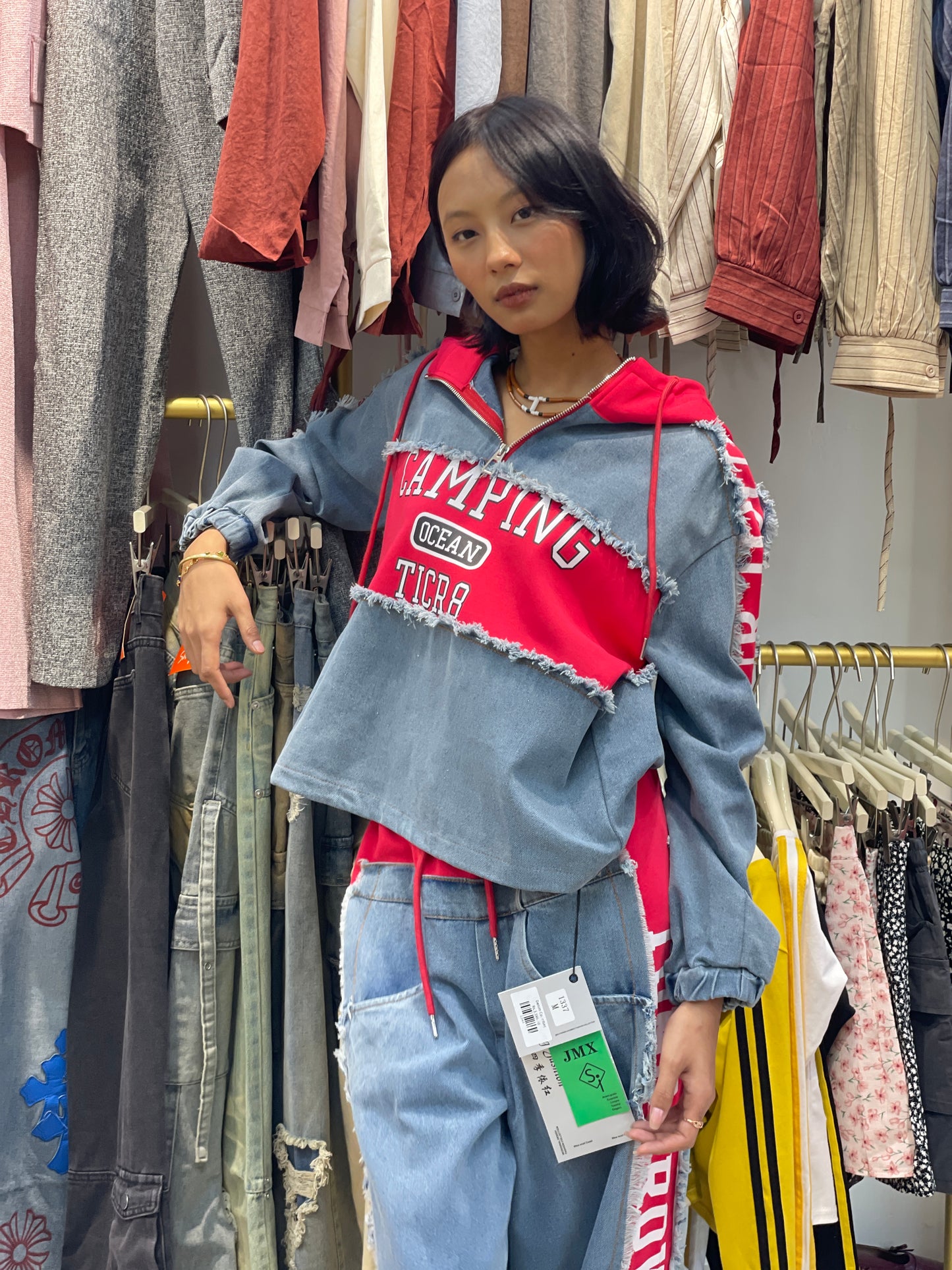 Premium Denim Coord Set