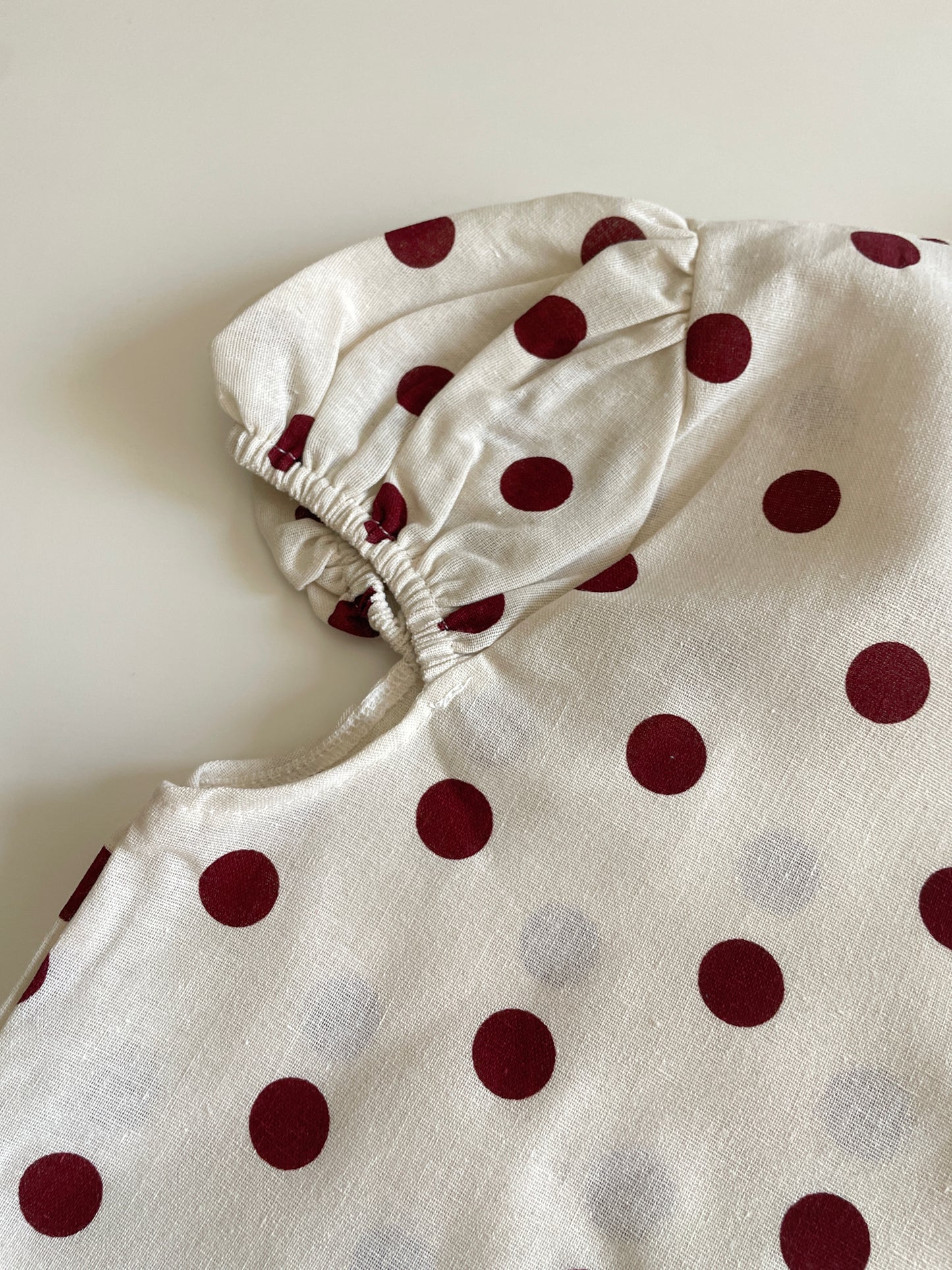 Ruby Polka Tie-Up Top ❤️