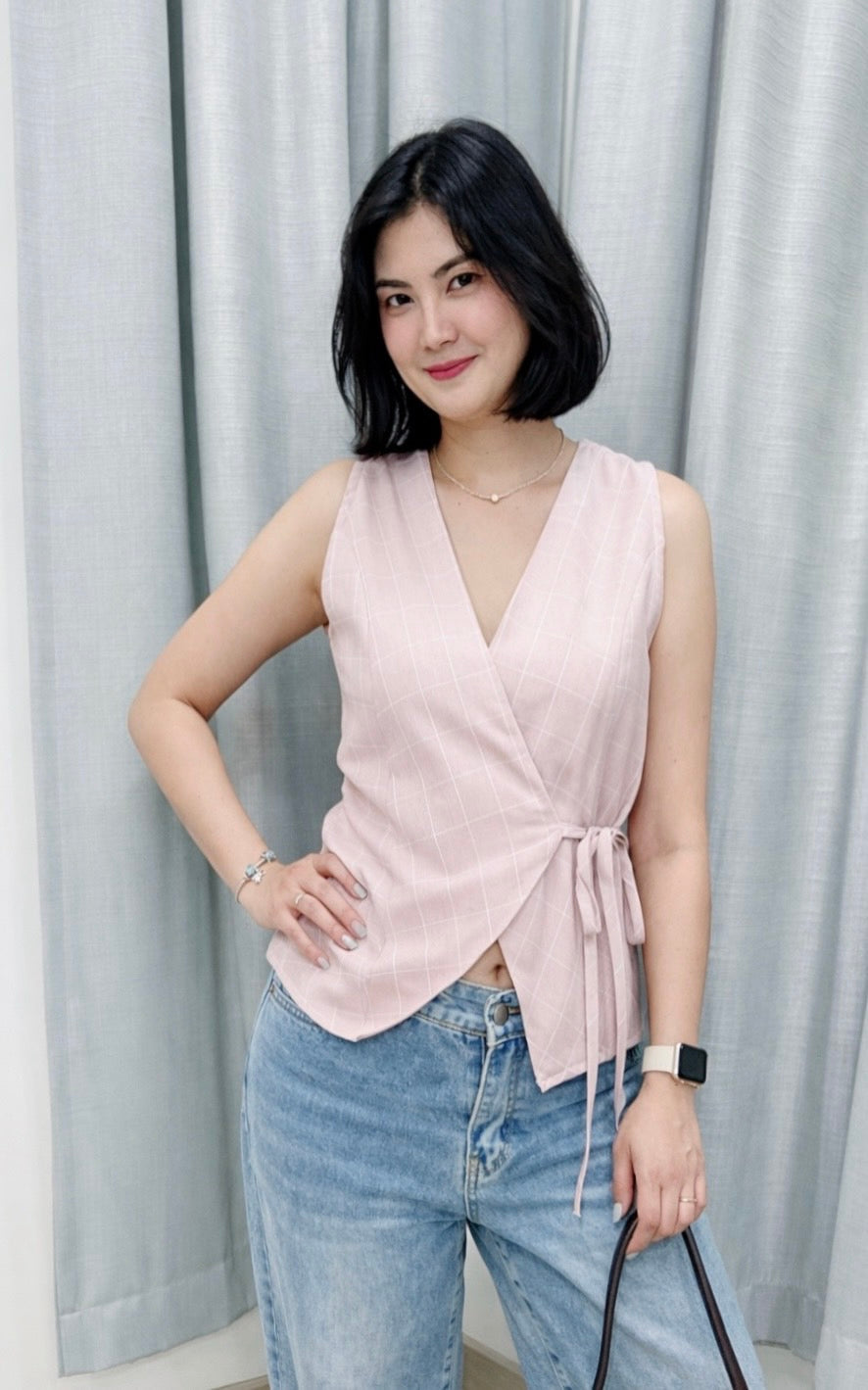 Velora Tie Top