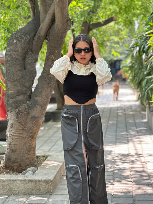 Premium Cargo Zipper Skirt