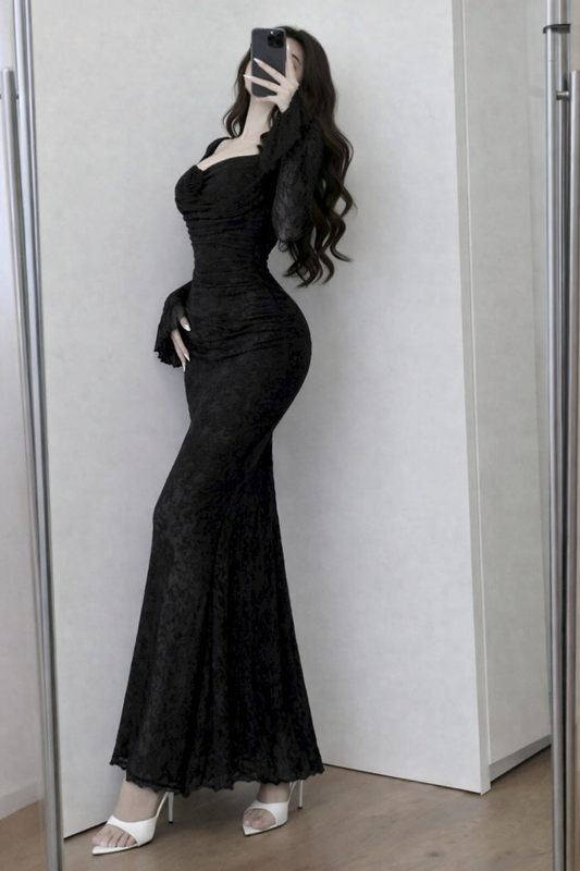 Lace Royal Bodycon Dress