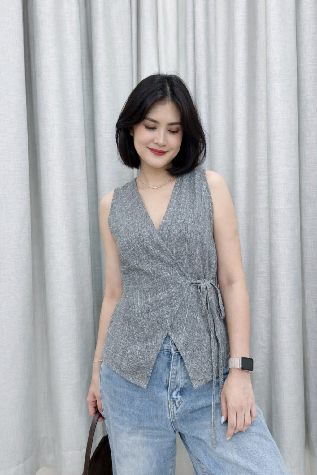 Velora Tie Top