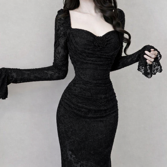 Lace Royal Bodycon Dress