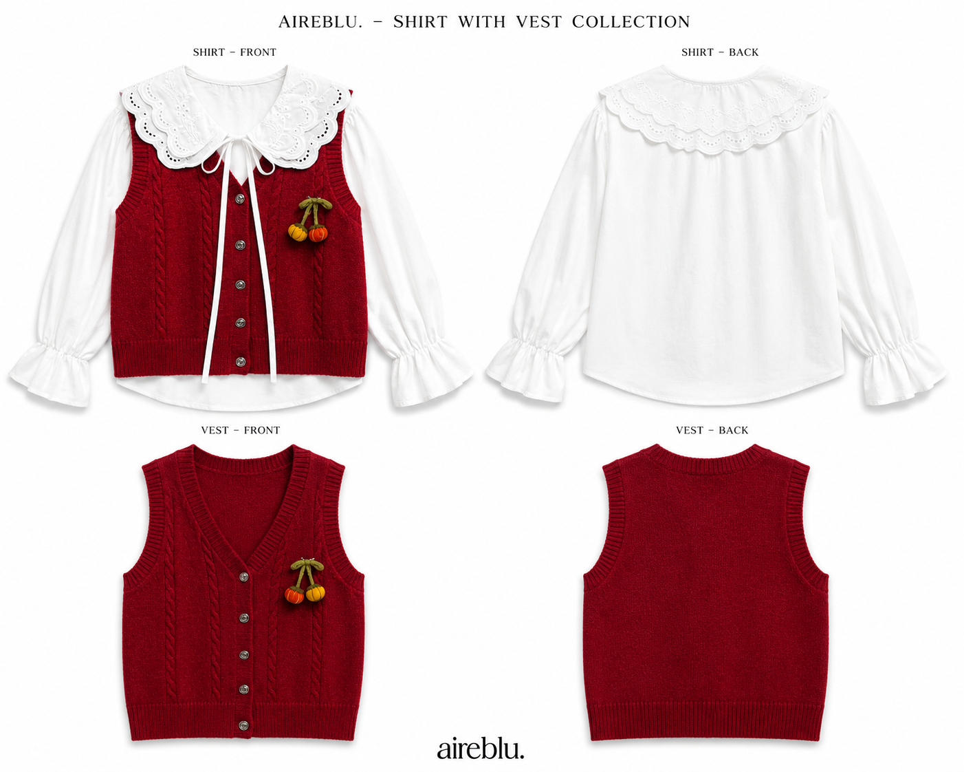 Knit Vest Set