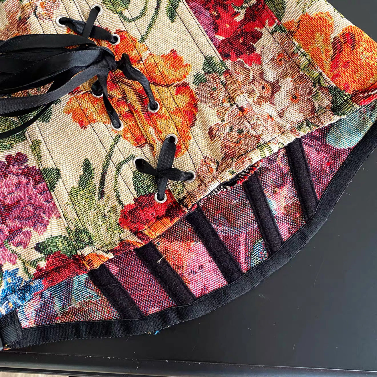 Fleur Tapestry Corset Top
