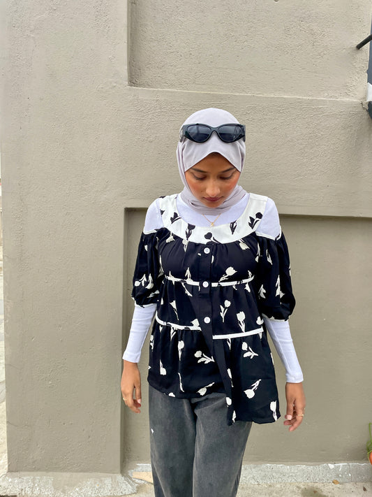 Korean Off-Shoulder Top