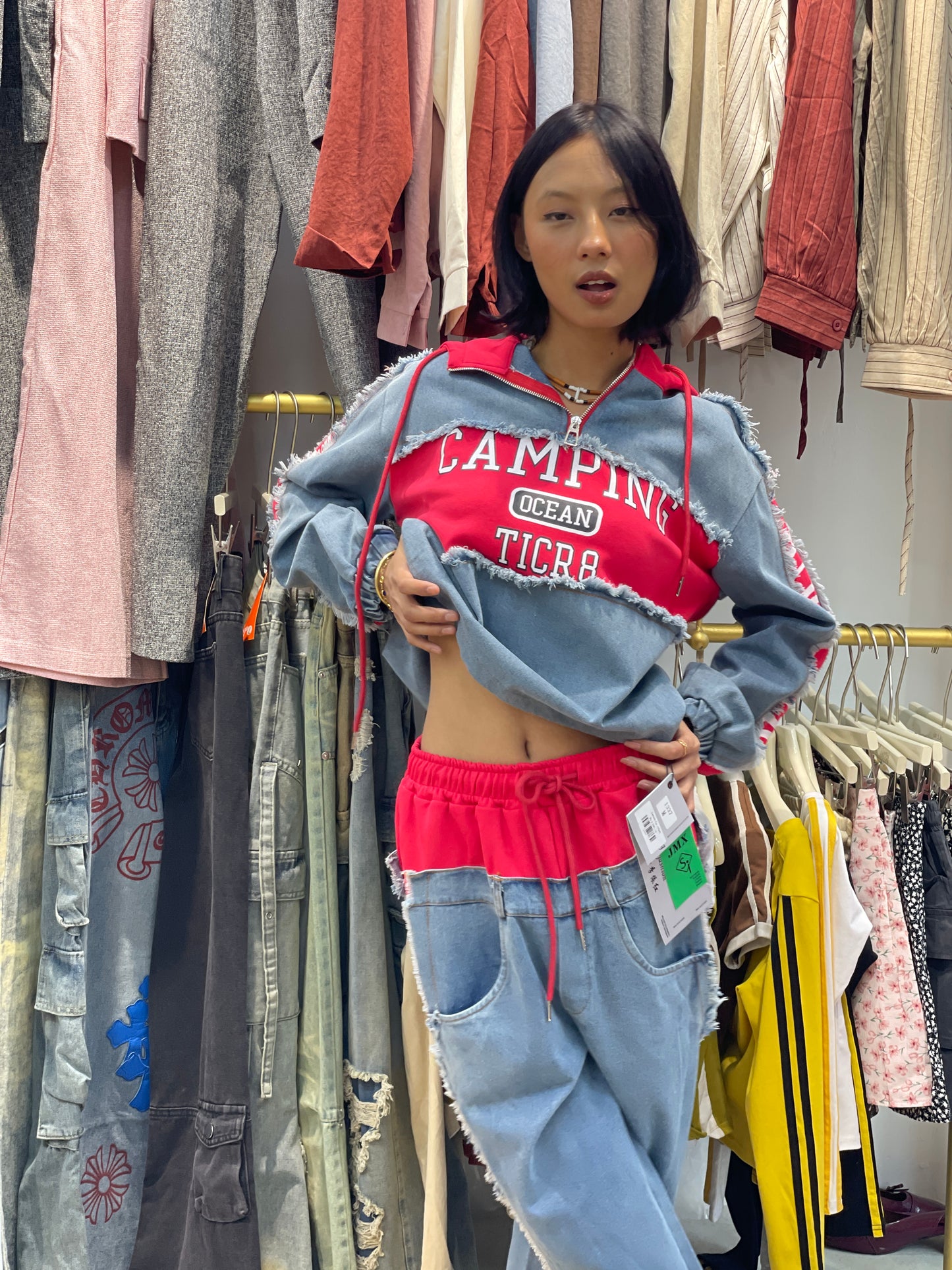 Premium Denim Coord Set