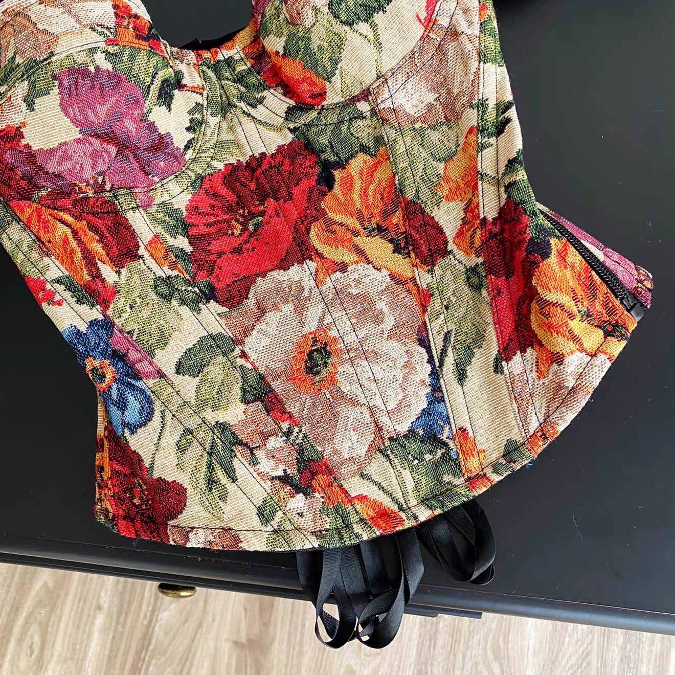 Fleur Tapestry Corset Top