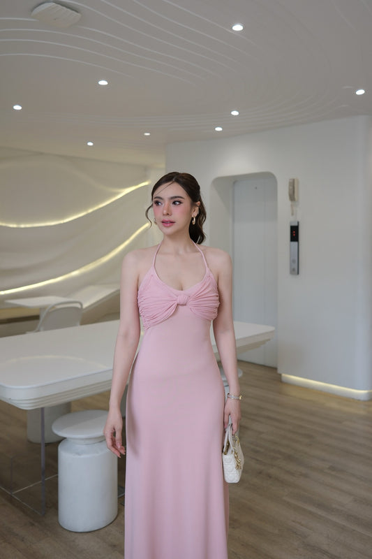 Blush Off-Shoulder Bodycon Dress