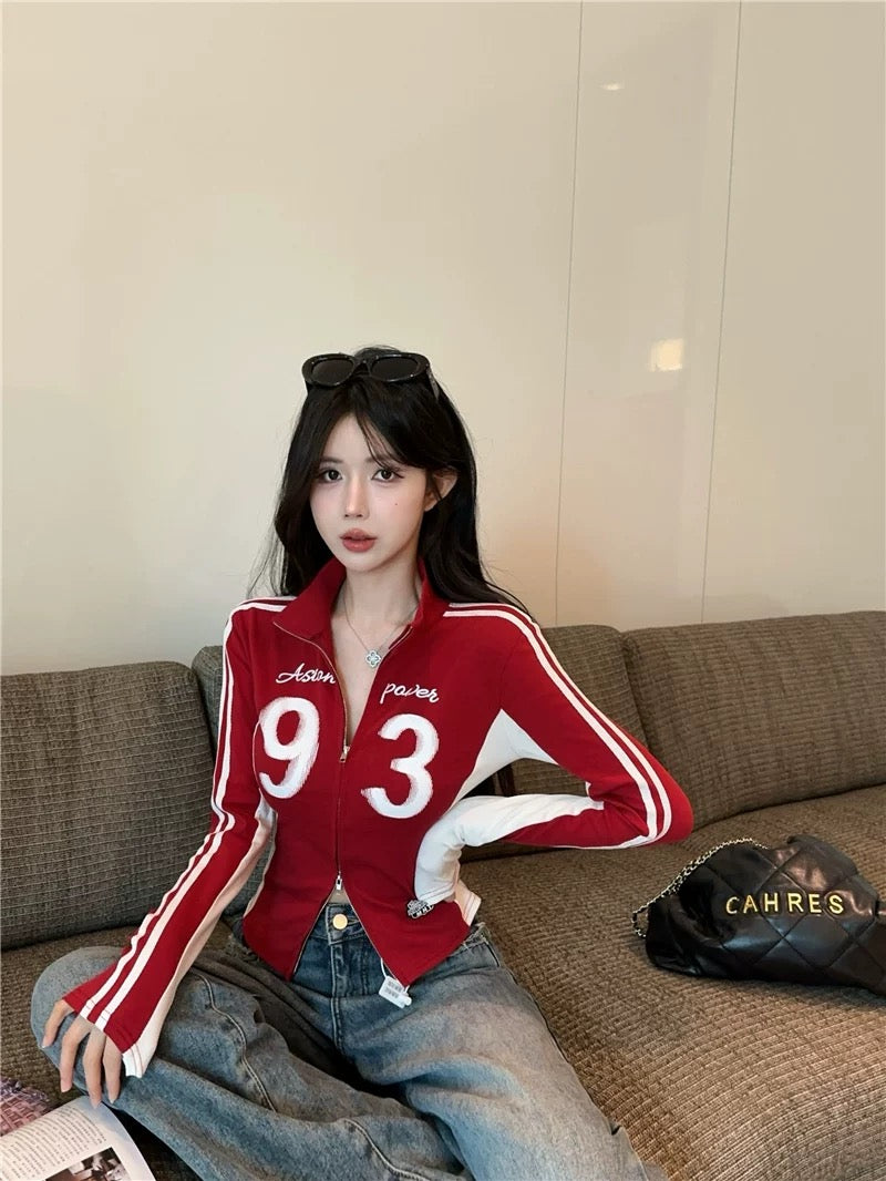 Two-Way Zipper Jacket Top