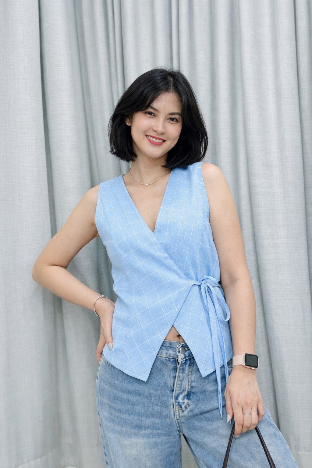 Velora Tie Top