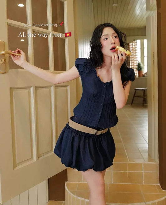 Hanoi Belle Pleated Set